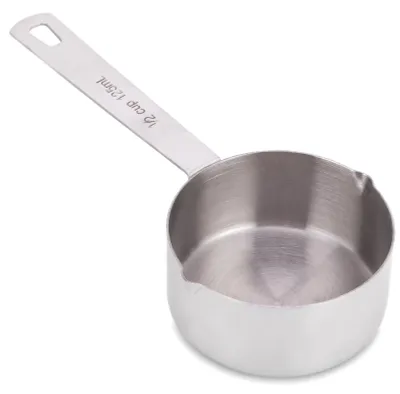 Image de Cuillère doseuse en acier inoxydable avec graduation précise - Doseur à café pour la cuisine et la préparation du café