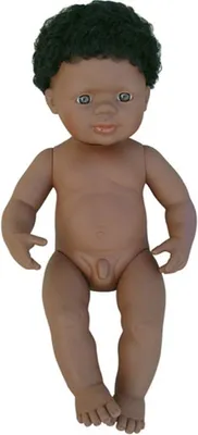 Zdjęcie produktu dla Lalka African American Boy 38 cm - Miniland