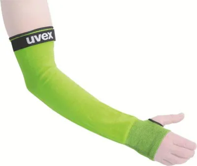 Produktbild von uvex C500 sleeve Schnittschutz-Unterarmschutz mit Daumenloch grün M