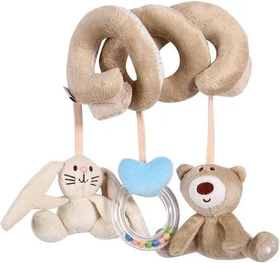 Produktbild von Baby Aktivitäts-Spiral-Fahne Wagenhänger Spielzeug Wrap für Wiege und Kinderwagen Dekoration