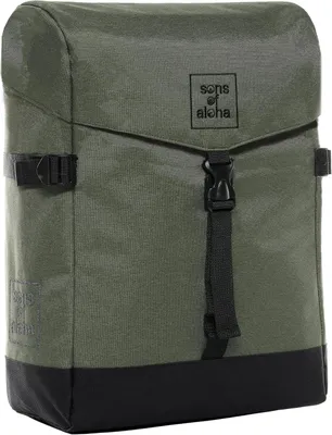 Productafbeelding van Fietstas en schoudertas 2-in-1 XL - Gerecycled - Groen