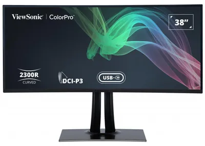 Zdjęcie produktu dla Viewsonic VP3881A, 96,5 cm (38"), 3840 x 1600 px, Quad HD+, LED, 5 ms, Czarny