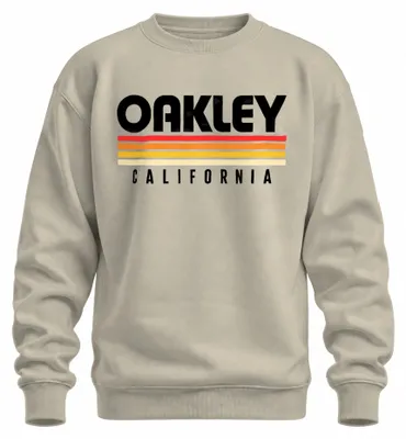 Productafbeelding van Oakley California Vintage Retro Sunset Stripes Trui, 70s USA, Strandmodel, Natuurlijk, Maat L
