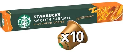 Produktbild von Starbucks Nespresso Kapseln Smooth Caramel, 10 Stück, 51 g – Karamellgeschmack