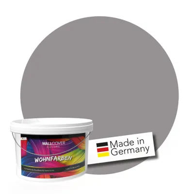 Produktbild von WALLCOVER Wandfarbe Grau Anthrazit Mystic Mocha Hochdeckend Klasse 1 Matt 1L für
