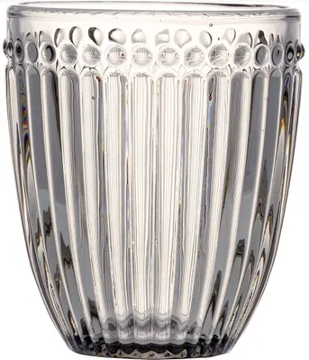 Immagine prodotto di GreenGate Bicchiere ALICE grigio grey Bicchiere da bevanda Succo Bicchieri scandinavi con scanalature
