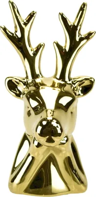 Produktbild von Goldhirsch aus Keramik 13,5 cm