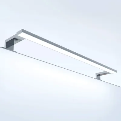 Produktbild von LED Spiegel Lampe mit Chromoberfläche und Touch-Bedienung