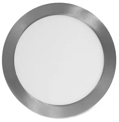 Obrázek produktu pro Ecolite Stříbrný vestavný LED panel kulatý 300mm 25W Barva světla: Denní bílá LED-WSL-25W/41/CHR