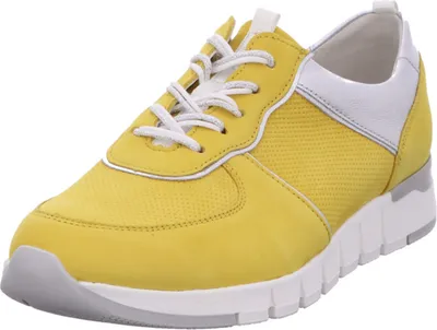Produktbild von WALDLÄUFER Damen  Schnürschuhe bequem gelb Gr. 51/2