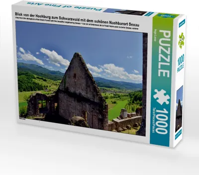 Produktbild von Calvendo Blick von der Hochburg zum Schwarzwald mit dem schönen Nachbarort Sexau 1000 Teile Puzzle quer 640x480mm, Laue Ingo; 7278213