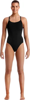 Produktbild von Funkita Diamond Back Badeanzug Schwarz AUS 8 Frau Schwarz AUS 8