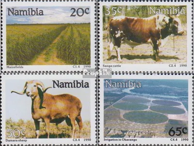 Produktbild von Briefmarken Namibia - Südwestafrika 1990 Mi 679-682 (kompl.Ausg.) FDC Landwirtschaft