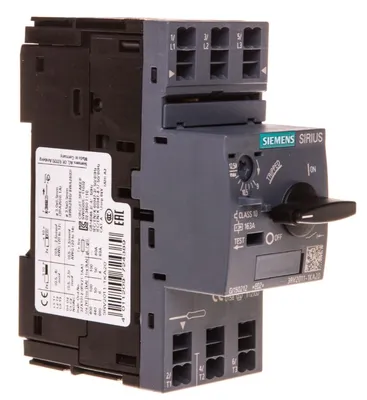 Imagen del producto de Siemens 3RV20111KA20 3RV2011-1KA20, interruptor de protección de motor, rango S00, 9-12,5A, clase 10