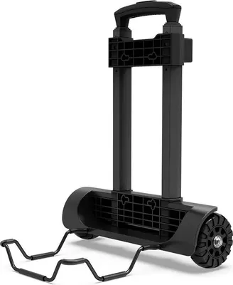Immagine prodotto di Carrello a mano pieghevole - Carrello di trasporto - Portata 23 kg - Manico regolabile in 3 posizioni - Rosso