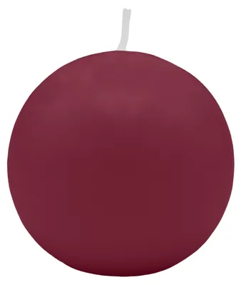 Produktbild von Kugelkerzen Rotbraun Ø 80 mm, 6 Stück