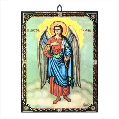 Produktbild von Ikone Erzengel Gabriel orthodox e Reproduktion aus Griechenland