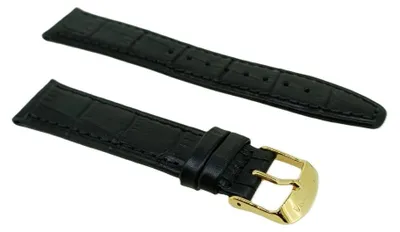 Produktbild von Festina | Uhrenarmband Leder schwarz 20mm Krokooptik | F20010/1 F20010