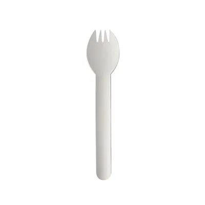 Produktbild von Papstar Göffel aus Papier "pure" 16 cm weiß, 10 x 100 Stück