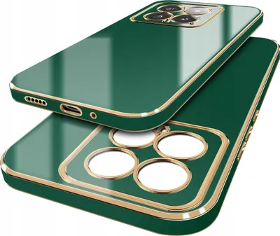 Immagine prodotto di Custodia per Xiaomi 14 GOLD GLAMOUR + Vetro PROTETTIVO 9H