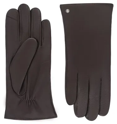 Roeckl klassicher Herren Lederhandschuh Boston Touch in braun