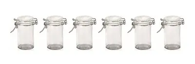 Produktbild von Petit Bügelverschlussglas rund 75 ml 6 Stück Dessertglas Gewürzglas Bügelglas