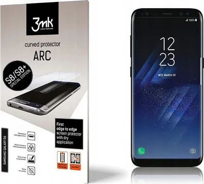 Zdjęcie produktu dla folia ochronna 3MK ARC dla Samsung Galaxy S8+ - pełna ochrona ekranu