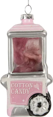Immagine prodotto di Targhetta natalizia Clayre & Eef 6x5x11 cm in vetro rosa
