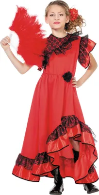 Zdjęcie produktu dla Kostium dziewczęcy tancerki flamenco Fina