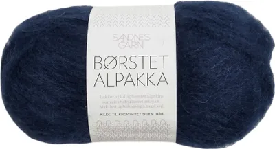 Produktbild von Sandnes Borstet Alpakka 50g Marineblau 5575