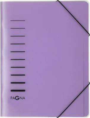 Produktbild von Ordnungsmappe 6 Fächer aubergine