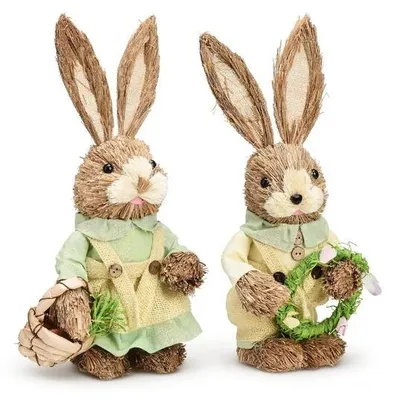 Productafbeelding van Schattige lammetjes-decoraties voor de woonkamer - 35 cm - Schommeldesign - Decoratie voor Pasen