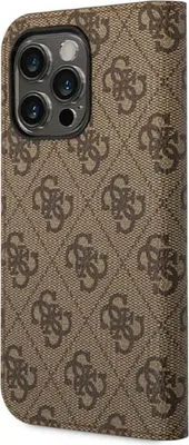 Image de Guess Gubkp14Xhg4Shw Iphone 14 Pro Max6,7 Brązowy/Brown Book 4G Vintage Gold Logo