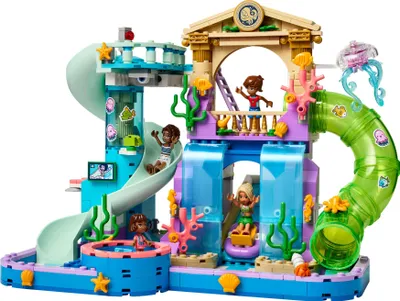 Produktbild von LEGO Friends Heartlake City Wasserpark, Outdoor-Spielset für Mädchen und Jungen ab 8 Jahren, kreatives Spielerlebnis mit 3 Spielfiguren, Mikro-Spielfigur, 3 Rutschen und Whirlpool 42630