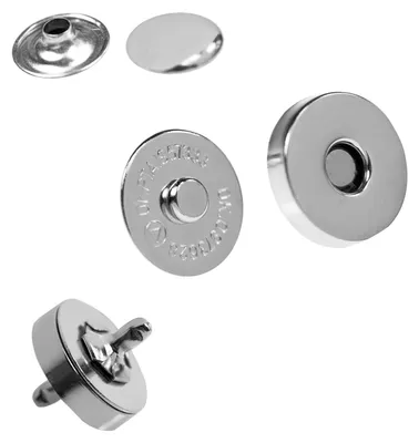 Produktbild von 10 Magnet-Knöpfe Magnet-Verschlüsse Taschenverschluss Nähen Basteln Tasche Alben