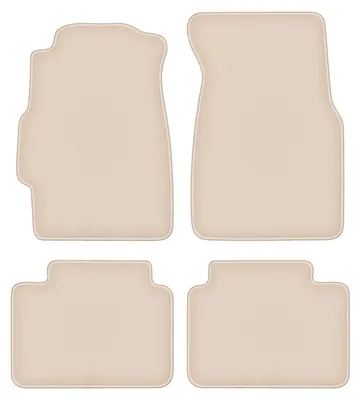 Produktbild von DURBAN Beige Velours-Fußmatten-Set für Honda Civic VI Limousine (1995-2001)