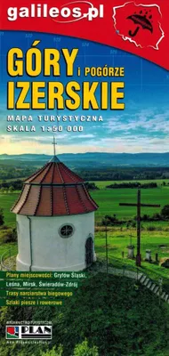 Produktbild von Isergebirge und Vorgebirge 1:50.000. Laminierte Touristenkarte. Ausgabe 2025. Galileos