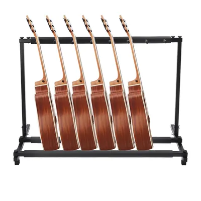 Produktbild von Gitarrenständer faltbarer Schwarz