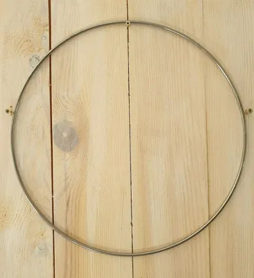 Produktbild von Metallform Ring schwarz 40cm Metallring Loop Traumfänger