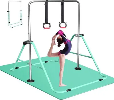 Produktbild von Famanu Gymnastikstange für Kinder - Verstellbar und zusammenklappbar