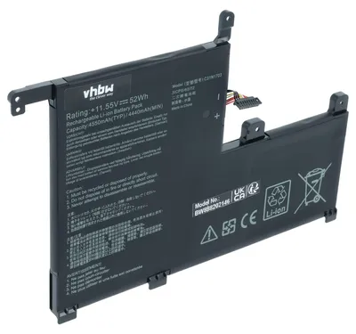 Produktbild von vhbw Akku kompatibel mit Asus ZenBook UX561UN-BO017T, UX561UN-BO013T, UX561UN-BO018T, UX561UN-BO013R Notebook (4500 mAh, 11,52 V, Li-Polymer)
