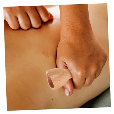 Image de Massageur en bois pour le cuir chevelu et le visage, appareil portable pour le modelage du corps et le massage aux ventouses
