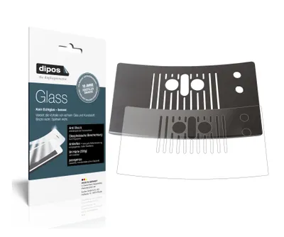 Produktbild von 1x Schutzfolie für NIVONA NICR 788 Tropfblech matt - Anti-Shock 9H Folie dipos Glass Kunststoffglas