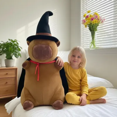 Zdjęcie produktu dla Duża pluszowa maskotka Wizard Capybara 100cm