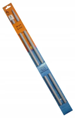 Image de Aiguilles à tricoter droites Pony en téflon 35 cm