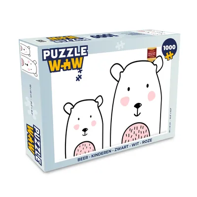 Obrázek produktu pro MuchoWow MuchoWow® Puzzle 1000 ks Medvěd - Zvířata - Děti