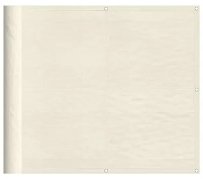 Produktbild von vidaXL Balkon-Sichtschutz Creme 90x700 cm 100 % Polyester-Oxford