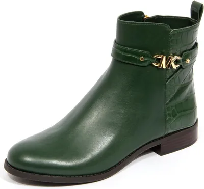 Zdjęcie produktu dla H2548 tronchetto donna MICHAEL KORS FARRAH woman embossed ankle boots zielony