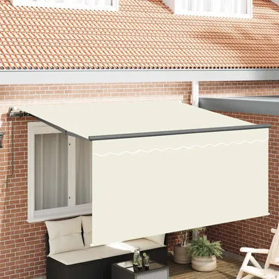 Produktbild von Maison Exclusive - Einziehbare Markise Creme 300 x 200 cm Polyester und Aluminium