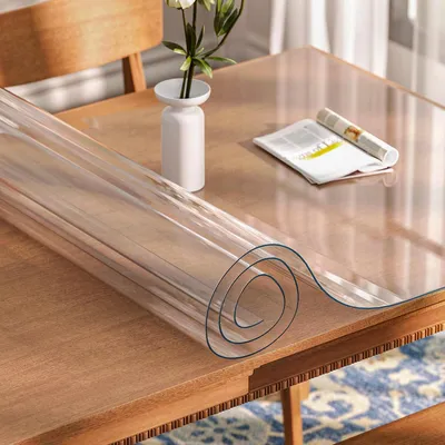 Obrázek produktu pro Průhledná fólie na stoly, PVC, tloušťka 2 mm, ochranná fólie, rozměry 200 x 100 cm, čirá